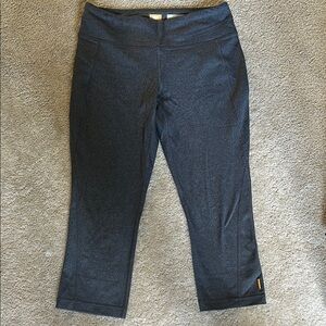 Lucy Medium (powermax hatha collection) Women's Dark Gray Capris Yoga Leggings